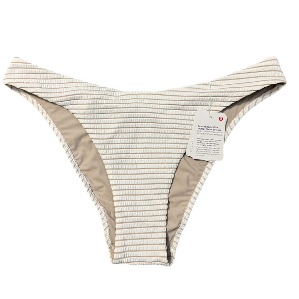 Lululemon Smocked Mid-Rise Skimpy-Fit Swim Bottom - Picture 4 of 6